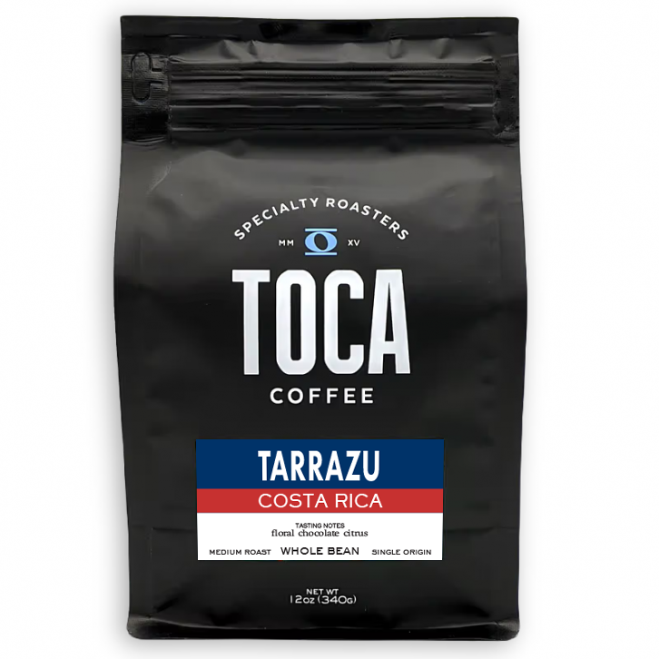 Costa Rica Tarrazu Coffee — Single Origin | TOCA Coffee 12 oz Bag