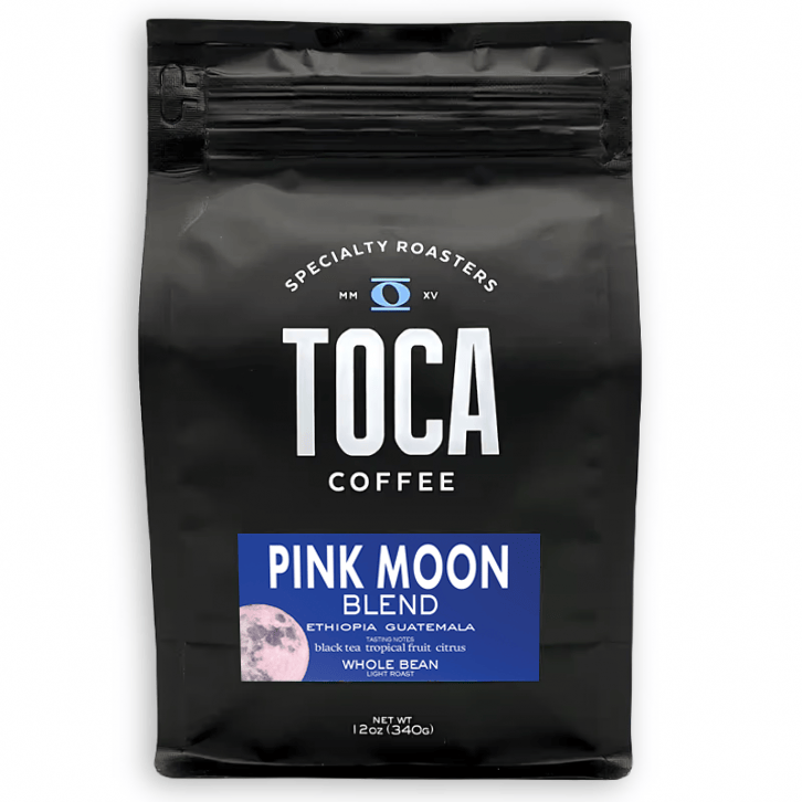 Pink Moon Blend - black tea  tropical fruit  citrus - TOCA Coffee