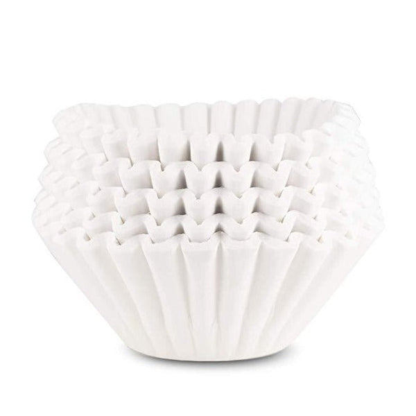 Filtros de papel para café, compatibles con cafeteras de lotes - Tamaño 45,7 x 18 cm (500 unidades)