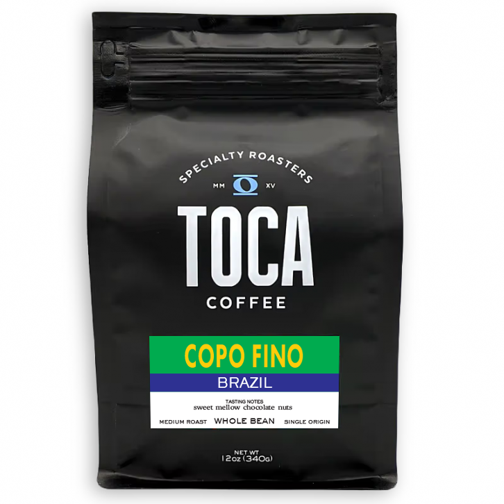 Brazil Copo Fino - sweet mellow chocolate nuts - TOCA Coffee