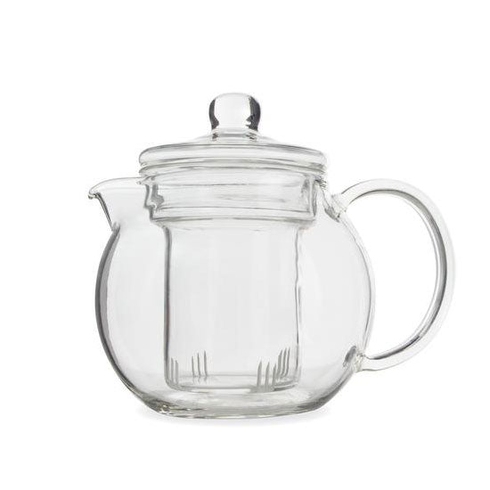 Tetera floreciente de vidrio Yama con infusor - 22 oz