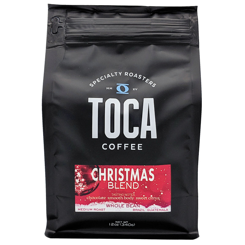 Christmas Blend - chocolate smooth body citrus - TOCA Coffee
